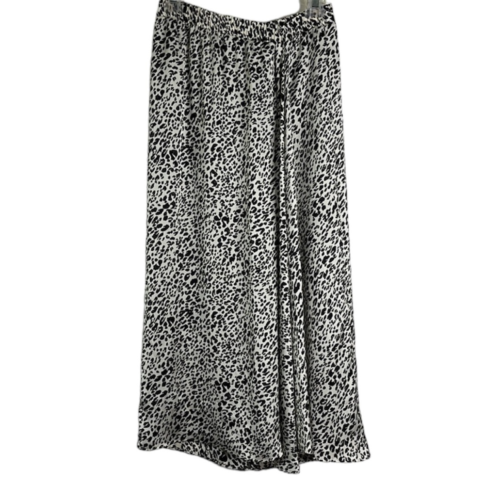 ZARA‎ LEOPARD PRINT SLIP SKIRT SZ SMALL